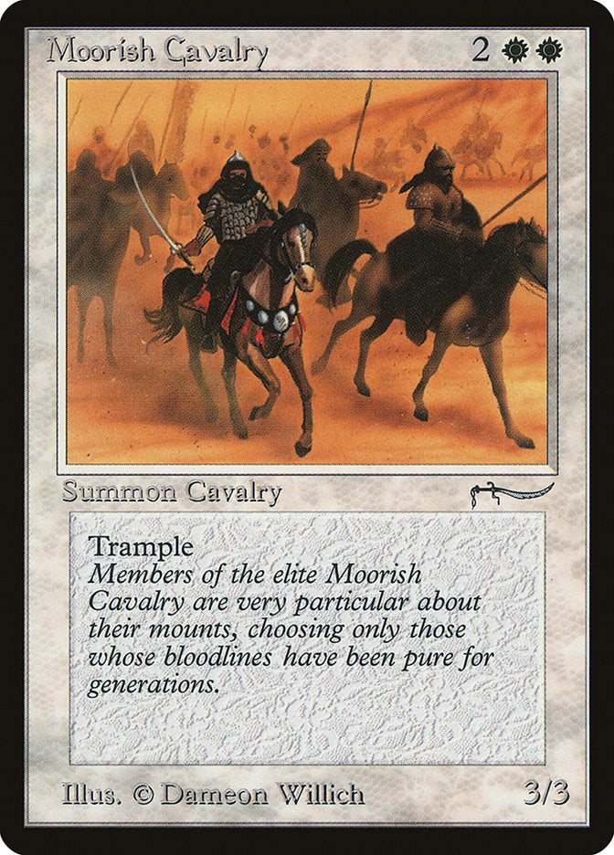 Moorish Cavalry (Light Mana Cost) [Arabian Nights] | Empire Gaming NC