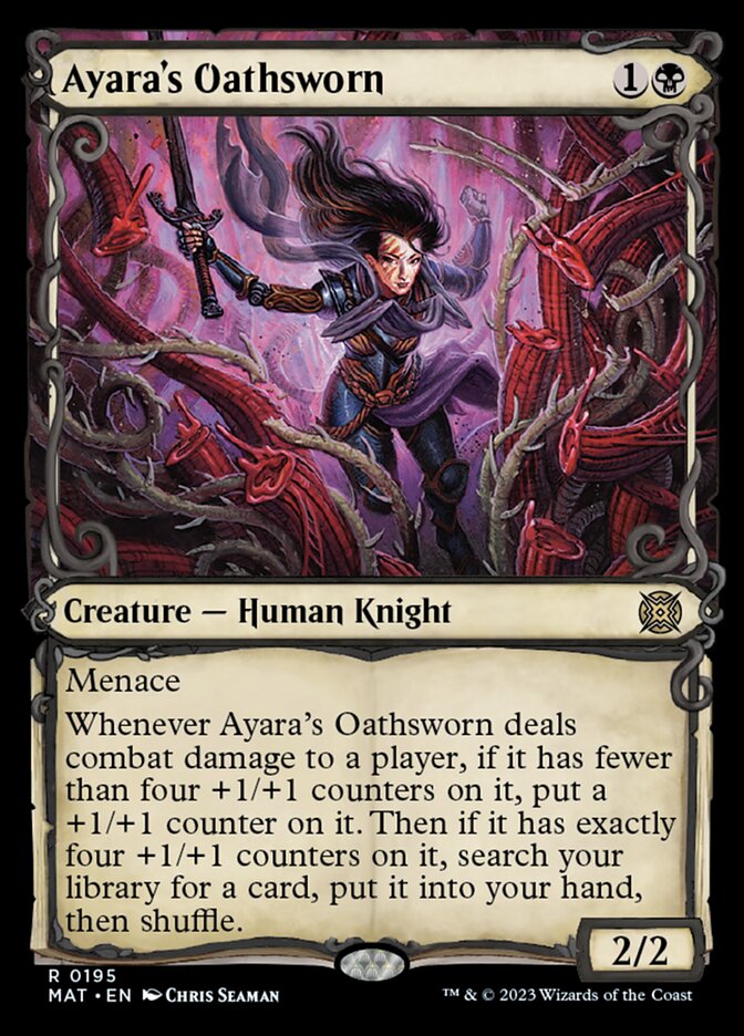 Ayara's Oathsworn (Showcase Halo Foil) [March of the Machine: The Aftermath] | Empire Gaming NC