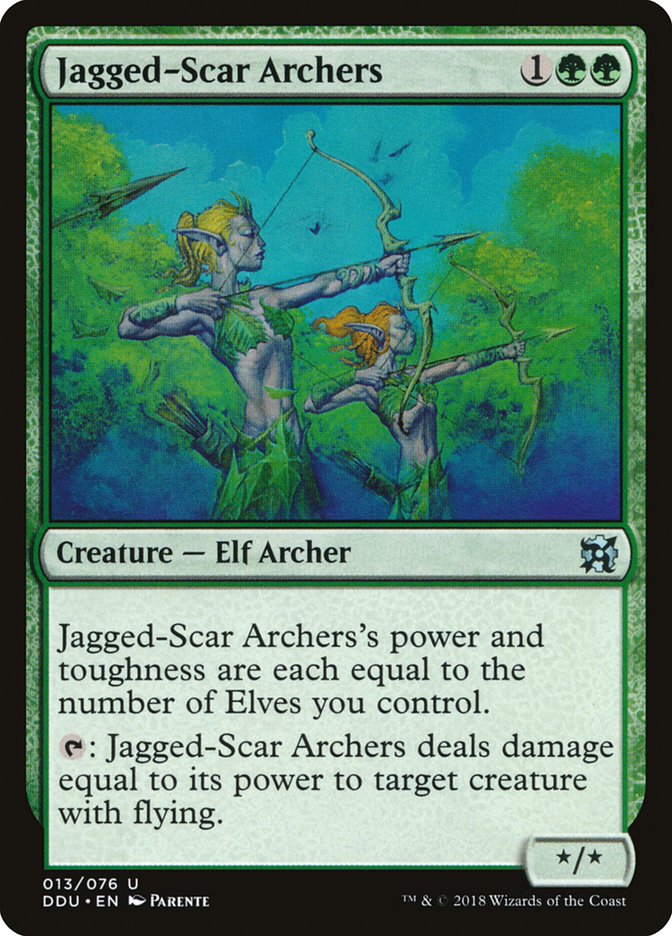 Jagged-Scar Archers [Duel Decks: Elves vs. Inventors] | Empire Gaming NC