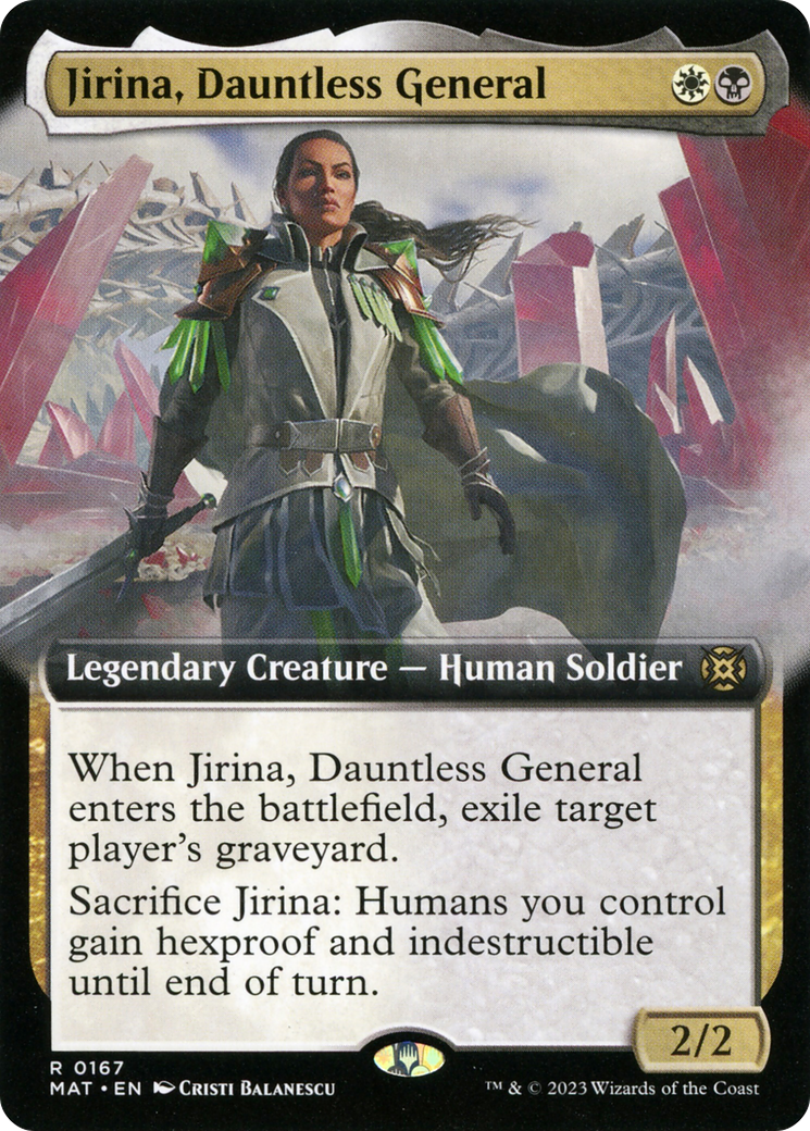 Jirina, Dauntless General (Extended Art) [March of the Machine: The Aftermath] | Empire Gaming NC