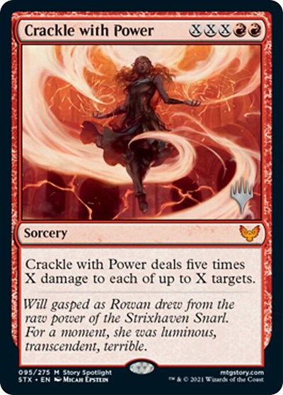 Crackle with Power (Promo Pack) [Strixhaven: School of Mages Promos] | Empire Gaming NC