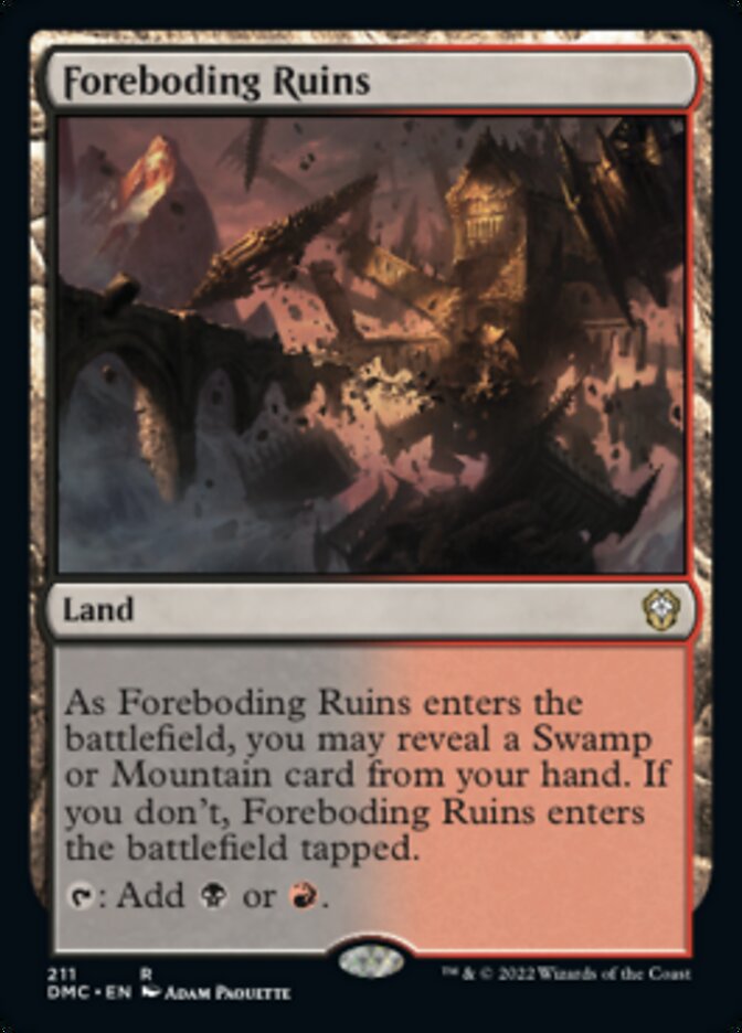 Foreboding Ruins [Dominaria United Commander] | Empire Gaming NC