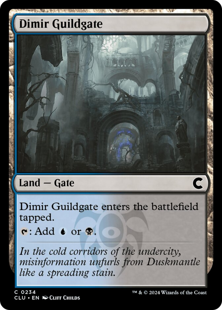 Dimir Guildgate [Ravnica: Clue Edition] | Empire Gaming NC