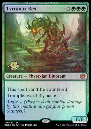 Tyrranax Rex [Phyrexia: All Will Be One Prerelease Promos] | Empire Gaming NC