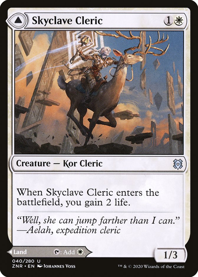 Skyclave Cleric // Skyclave Basilica [Zendikar Rising] | Empire Gaming NC