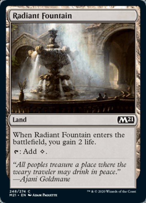 Radiant Fountain [Core Set 2021] | Empire Gaming NC