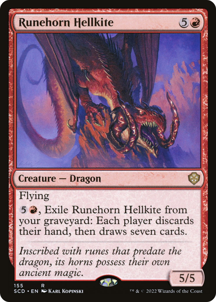 Runehorn Hellkite [Starter Commander Decks] | Empire Gaming NC