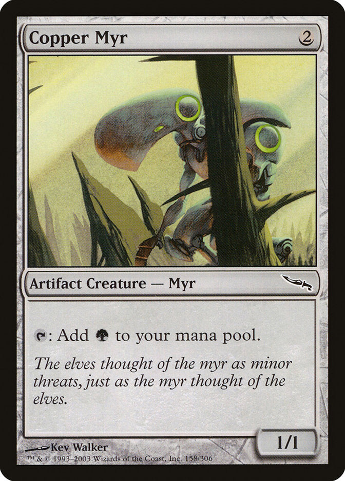 Copper Myr [Mirrodin] | Empire Gaming NC