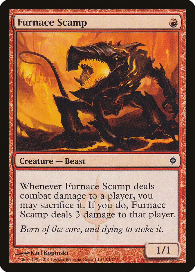 Furnace Scamp [New Phyrexia] | Empire Gaming NC