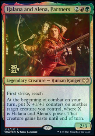 Halana and Alena, Partners [Innistrad: Crimson Vow Prerelease Promos] | Empire Gaming NC