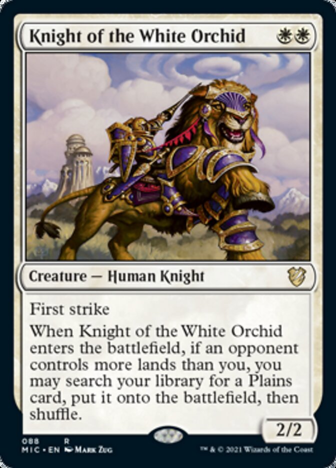 Knight of the White Orchid [Innistrad: Midnight Hunt Commander] | Empire Gaming NC