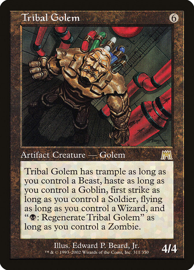 Tribal Golem [Onslaught] | Empire Gaming NC