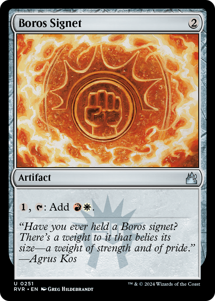 Boros Signet [Ravnica Remastered] | Empire Gaming NC