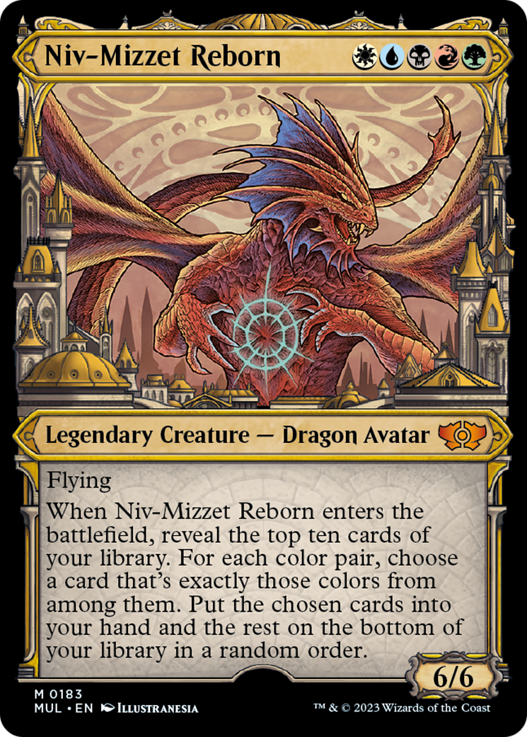 Niv-Mizzet Reborn (Halo Foil) [Multiverse Legends] | Empire Gaming NC