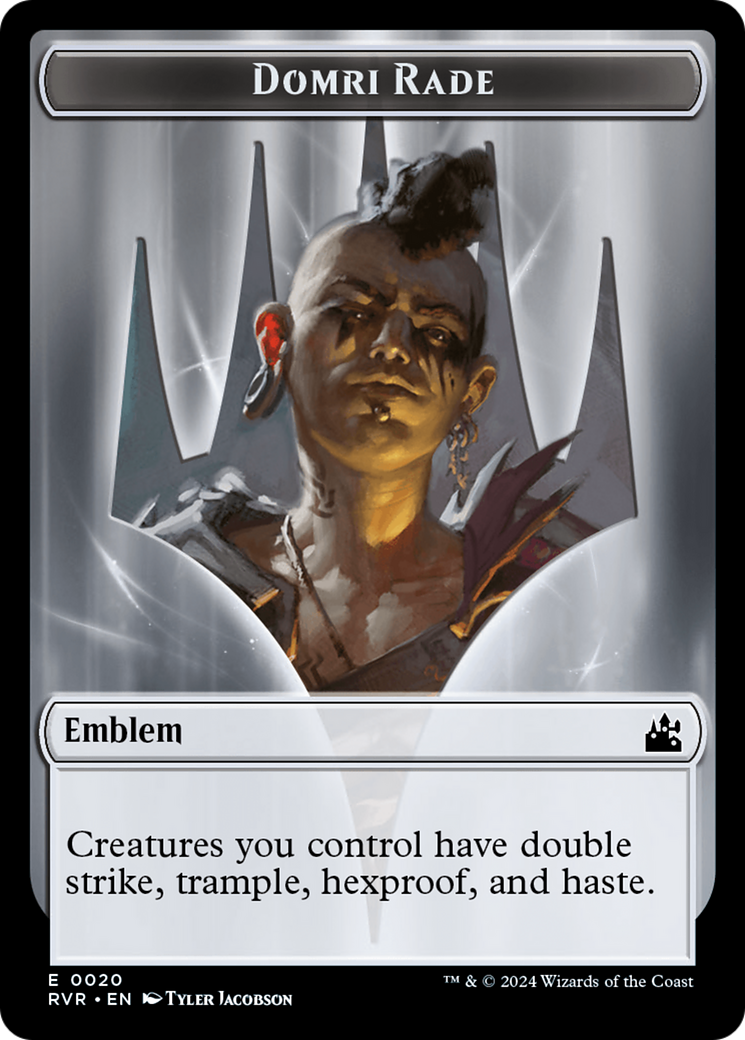 Domri Rade Emblem [Ravnica Remastered Tokens] | Empire Gaming NC