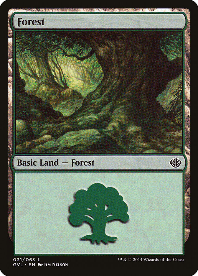 Forest (31) (Garruk vs. Liliana) [Duel Decks Anthology] | Empire Gaming NC