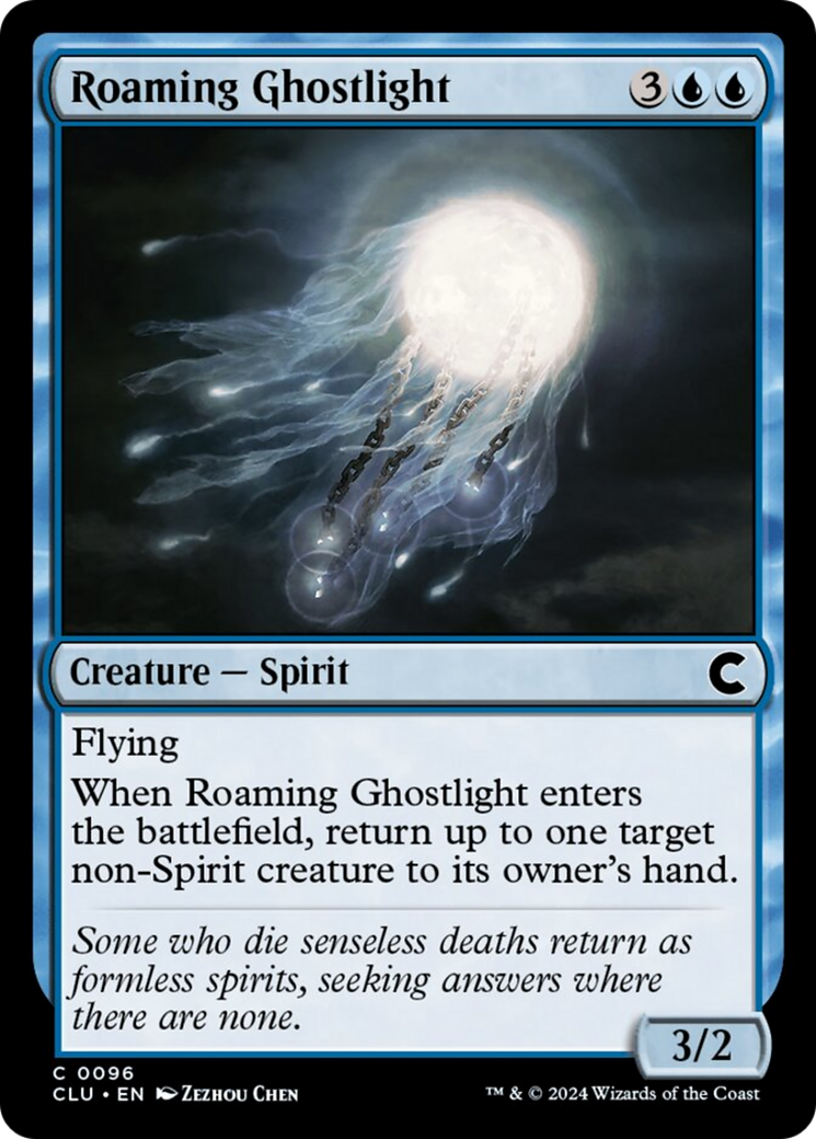 Roaming Ghostlight [Ravnica: Clue Edition] | Empire Gaming NC