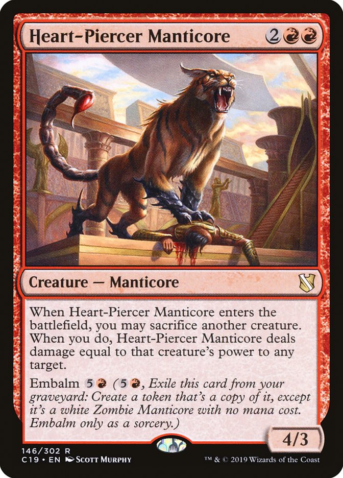 Heart-Piercer Manticore [Commander 2019] | Empire Gaming NC