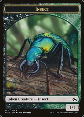 Insect Token [Guilds of Ravnica Tokens] | Empire Gaming NC