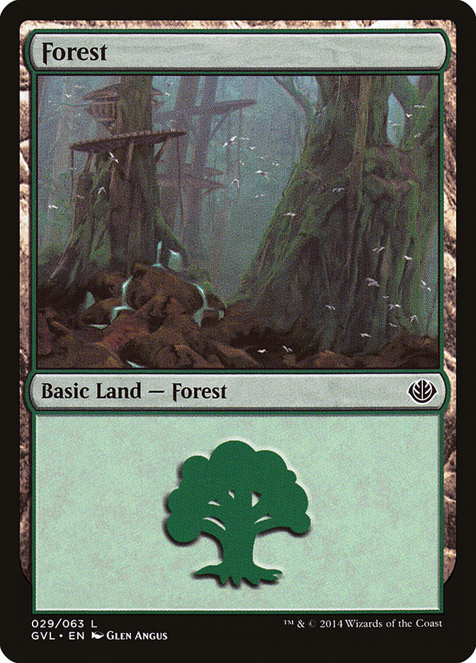 Forest (29) (Garruk vs. Liliana) [Duel Decks Anthology] | Empire Gaming NC