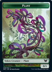 Plant // Treasure Double-sided Token [Kamigawa: Neon Dynasty Commander Tokens] | Empire Gaming NC