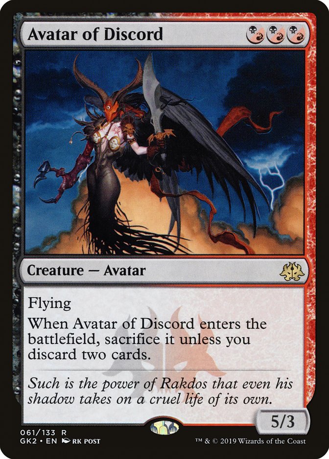 Avatar of Discord [Ravnica Allegiance Guild Kit] | Empire Gaming NC