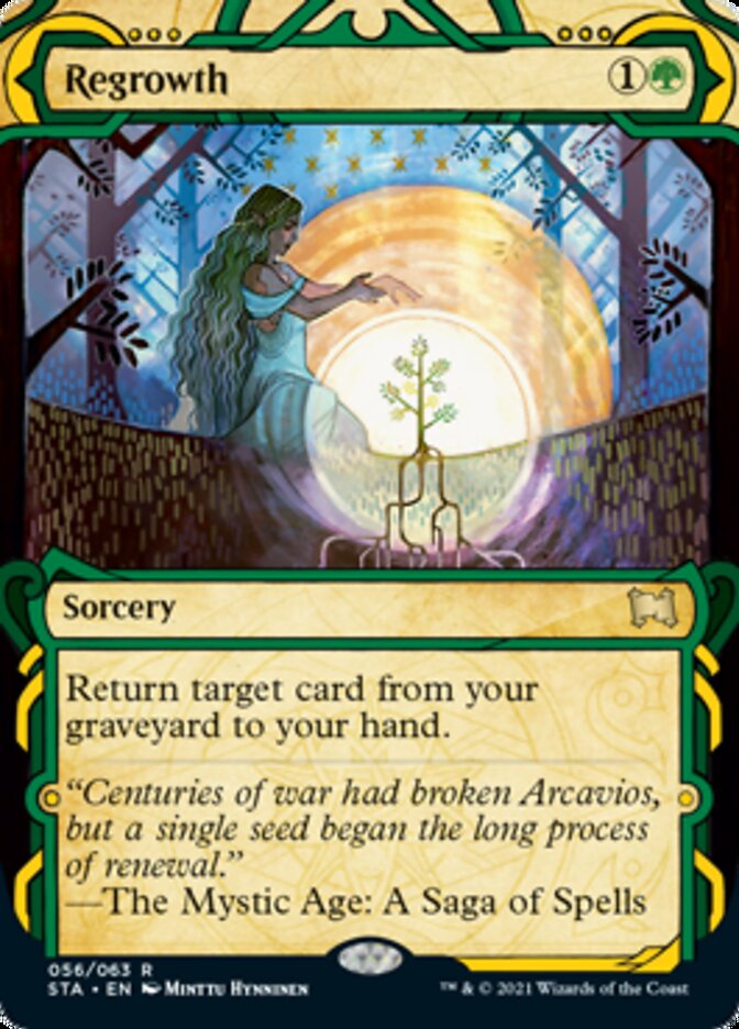 Regrowth (Etched Foil) [Strixhaven Mystical Archive] | Empire Gaming NC