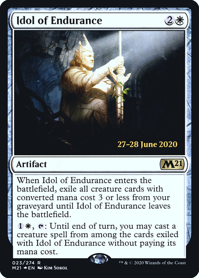 Idol of Endurance  [Core Set 2021 Prerelease Promos] | Empire Gaming NC