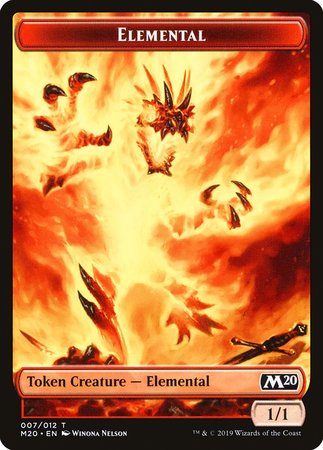 Elemental Token [Core Set 2020 Tokens] | Empire Gaming NC