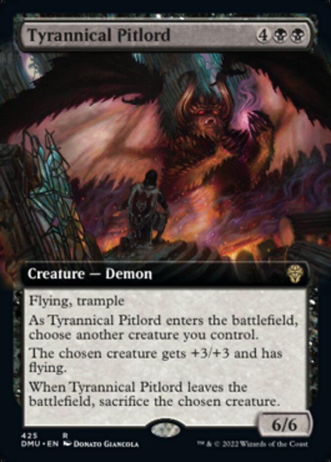 Tyrannical Pitlord (Extended Art) [Dominaria United] | Empire Gaming NC