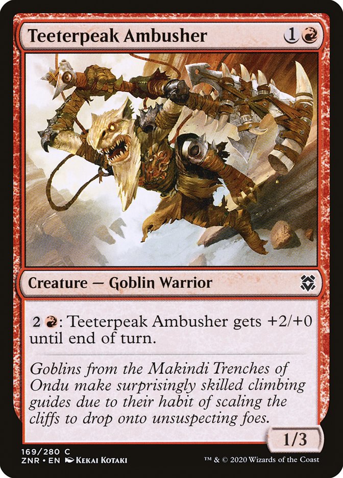 Teeterpeak Ambusher [Zendikar Rising] | Empire Gaming NC