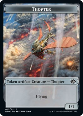 Myr // Thopter (010) Double-Sided Token [The Brothers' War Commander Tokens] | Empire Gaming NC