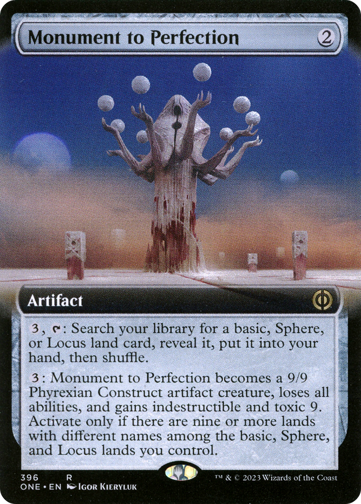 Monument to Perfection (Extended Art) [Phyrexia: All Will Be One] | Empire Gaming NC