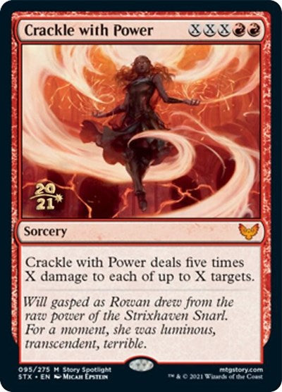 Crackle with Power [Strixhaven: School of Mages Prerelease Promos] | Empire Gaming NC