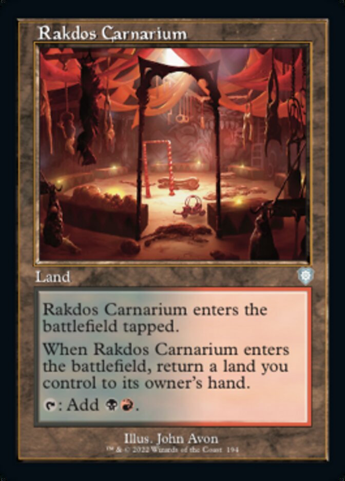 Rakdos Carnarium (Retro) [The Brothers' War Commander] | Empire Gaming NC