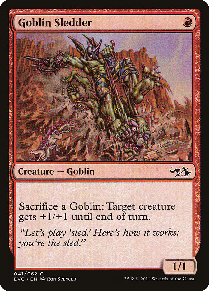 Goblin Sledder (Elves vs. Goblins) [Duel Decks Anthology] | Empire Gaming NC