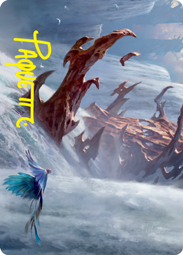 Island Art Card (Gold-Stamped Signature) [Strixhaven: School of Mages Art Series] | Empire Gaming NC