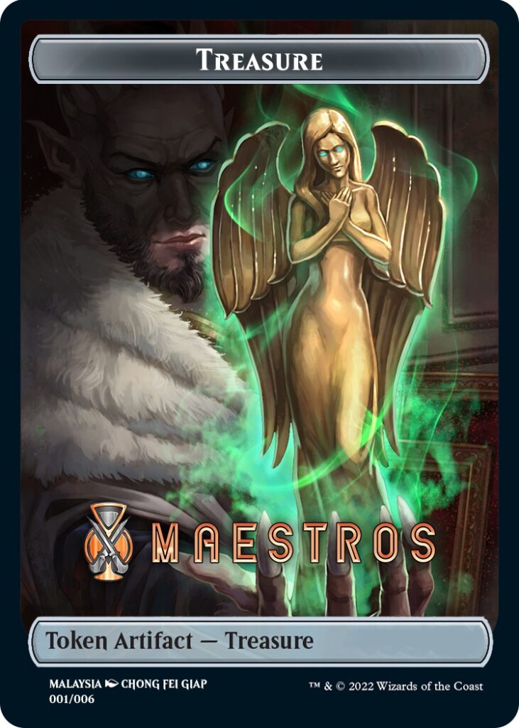 Treasure Token (Maestros) (Southeast Asia Artists) [Streets of New Capenna Tokens] | Empire Gaming NC