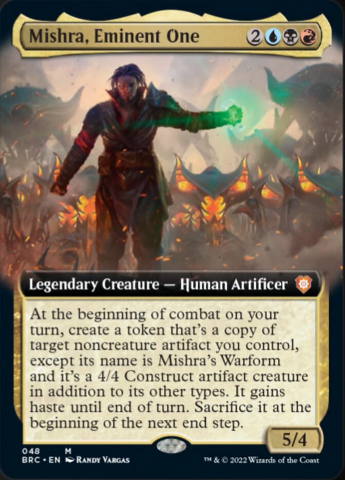 Mishra, Eminent One (Extended Art) [The Brothers' War Commander] | Empire Gaming NC