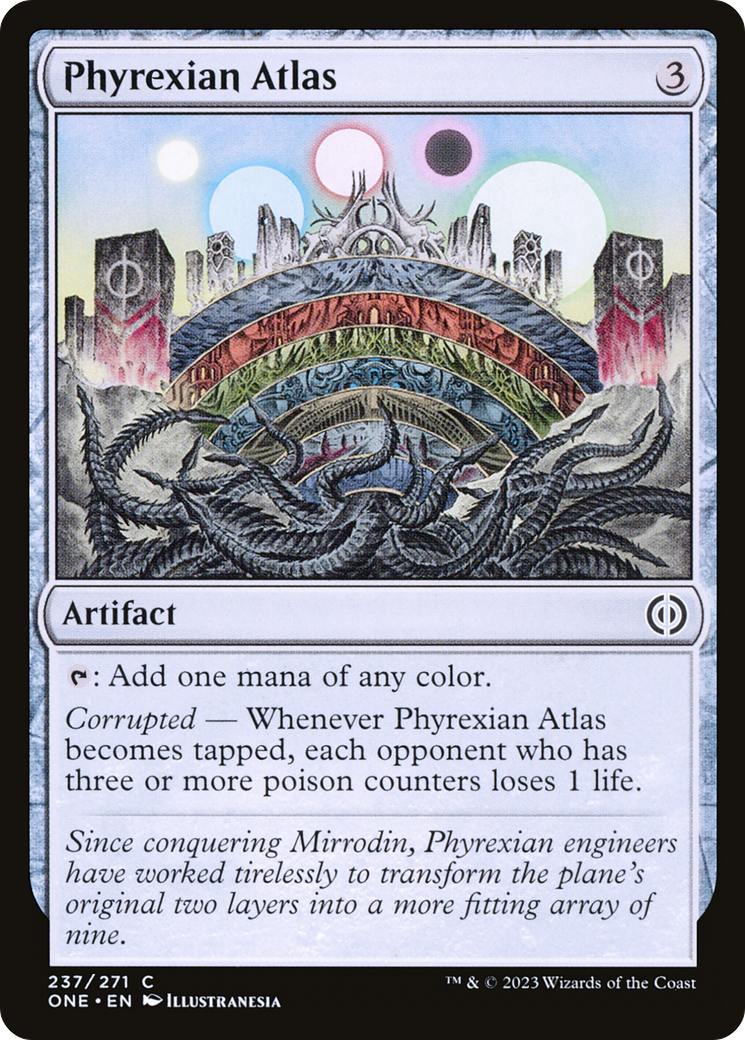 Phyrexian Atlas [Phyrexia: All Will Be One] | Empire Gaming NC