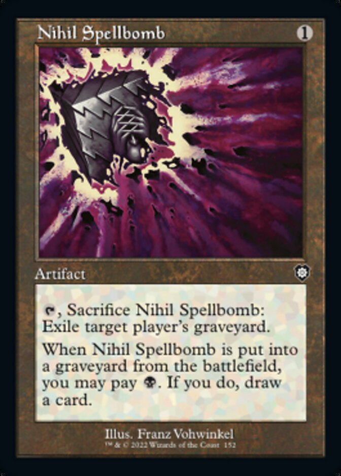 Nihil Spellbomb (Retro) [The Brothers' War Commander] | Empire Gaming NC