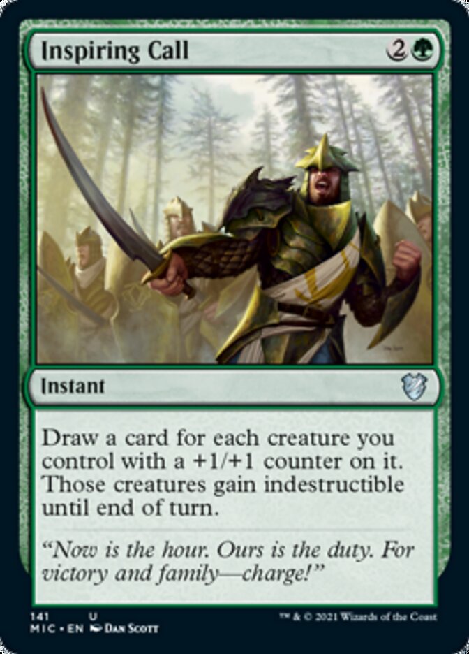 Inspiring Call [Innistrad: Midnight Hunt Commander] | Empire Gaming NC