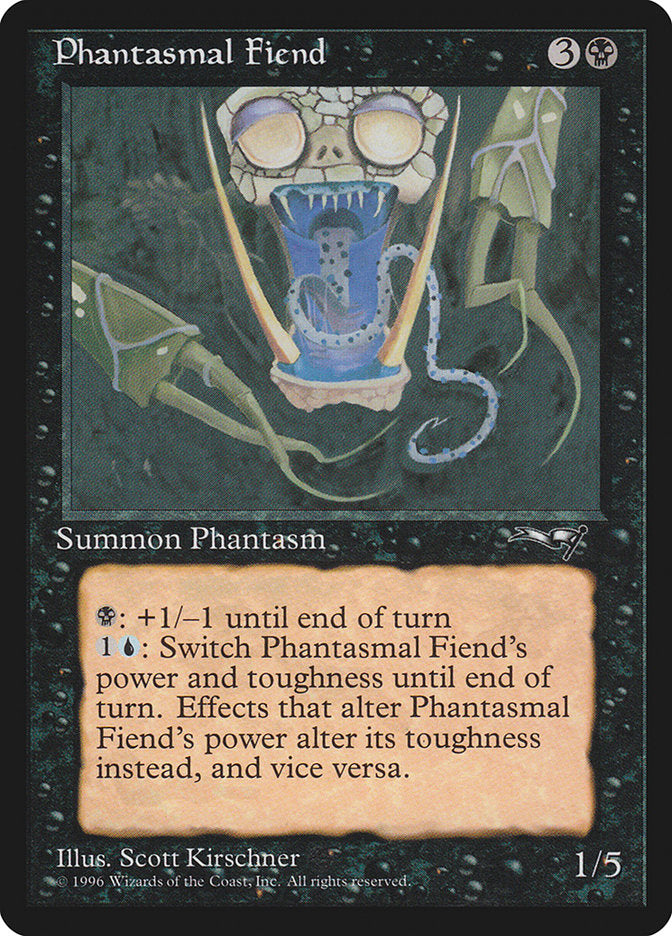 Phantasmal Fiend (Dark Green Background) [Alliances] | Empire Gaming NC