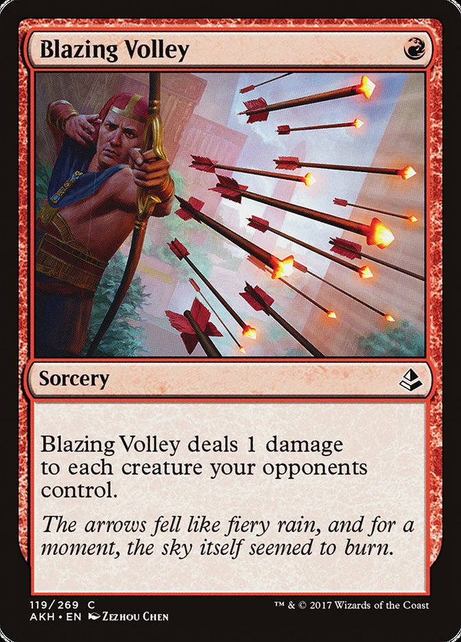 Blazing Volley [Amonkhet] | Empire Gaming NC