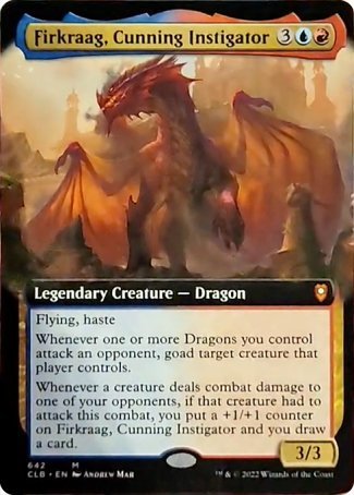 Firkraag, Cunning Instigator (Extended Art) [Commander Legends: Battle for Baldur's Gate] | Empire Gaming NC