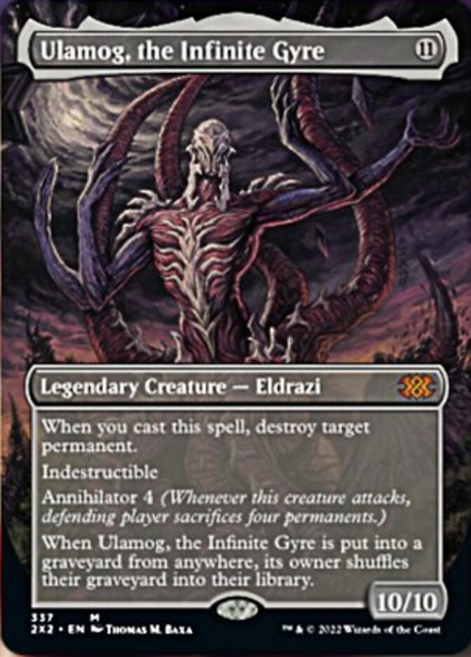 Ulamog, the Infinite Gyre (Borderless Alternate Art) [Double Masters 2022] | Empire Gaming NC