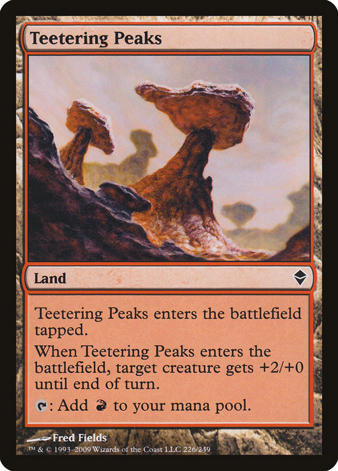 Teetering Peaks [Zendikar] | Empire Gaming NC