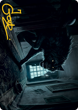 Primal Adversary Art Card (Gold-Stamped Signature) [Innistrad: Midnight Hunt Art Series] | Empire Gaming NC