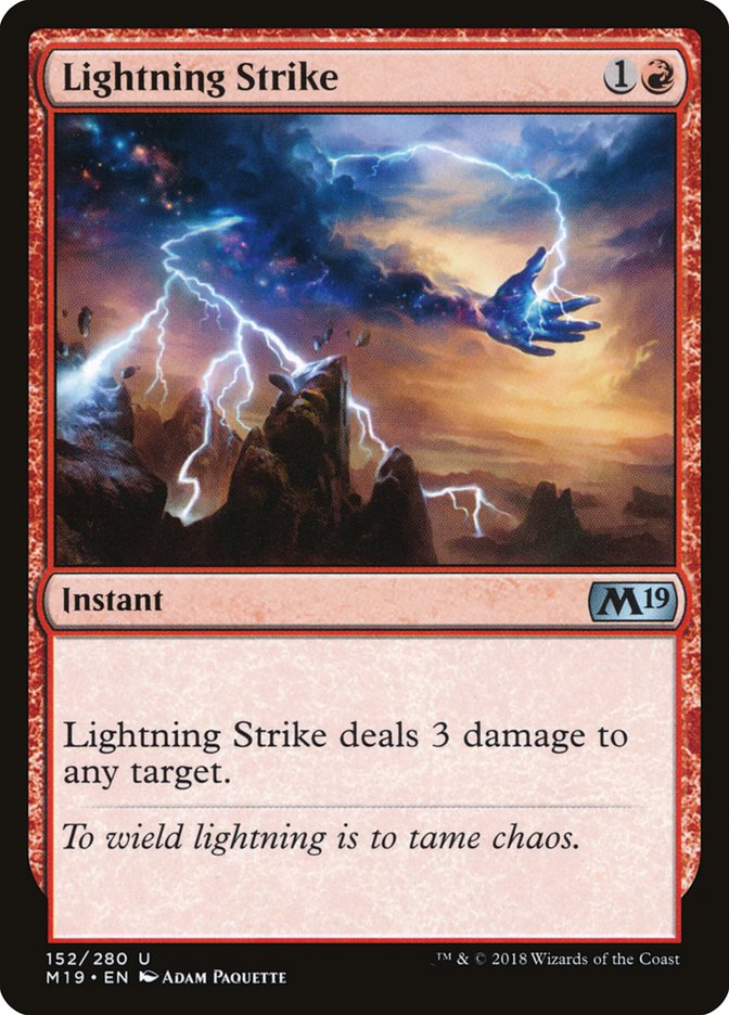 Lightning Strike [Core Set 2019] | Empire Gaming NC