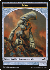 Myr // Thopter Double-Sided Token [Phyrexia: All Will Be One Commander Tokens] | Empire Gaming NC